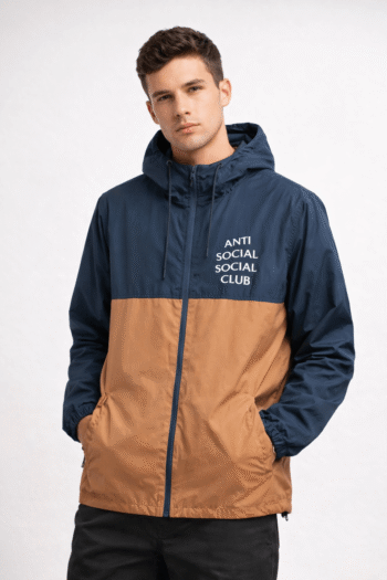 Social Social Club Naruto Inspired Blue Brown Jacket