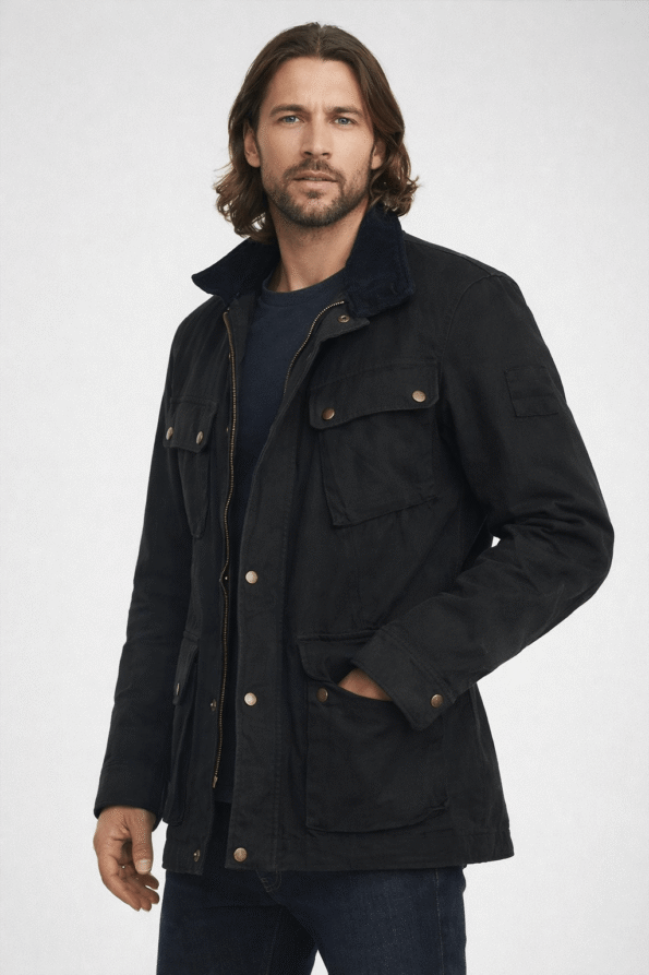 The Terminal List: Dark Wolf – Black Tactical Jacket
