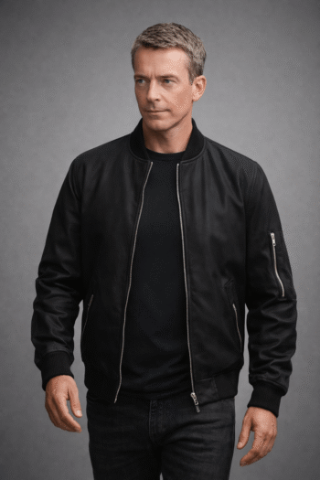 Hijack Black Bomber Jacket &ndash; Movie Inspired Style