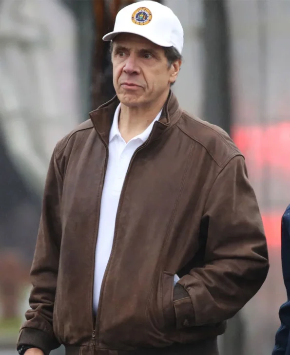 New York Governor Andrew Cuomo Leather Jacket