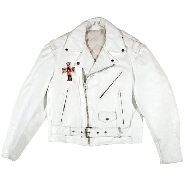 Guns N Roses Axl Rose White Jacket