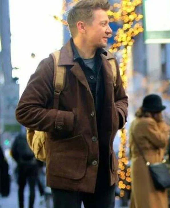Jeremy Renner Suede Leather Jacket &ndash; Hawkeye TV Series
