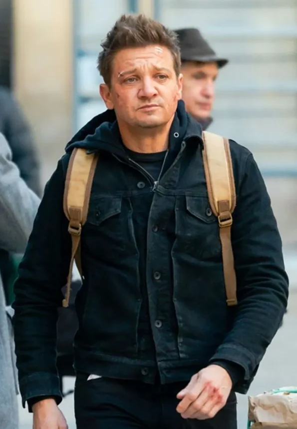 Marvel Hawkeye Jeremy Renner Denim Jacket