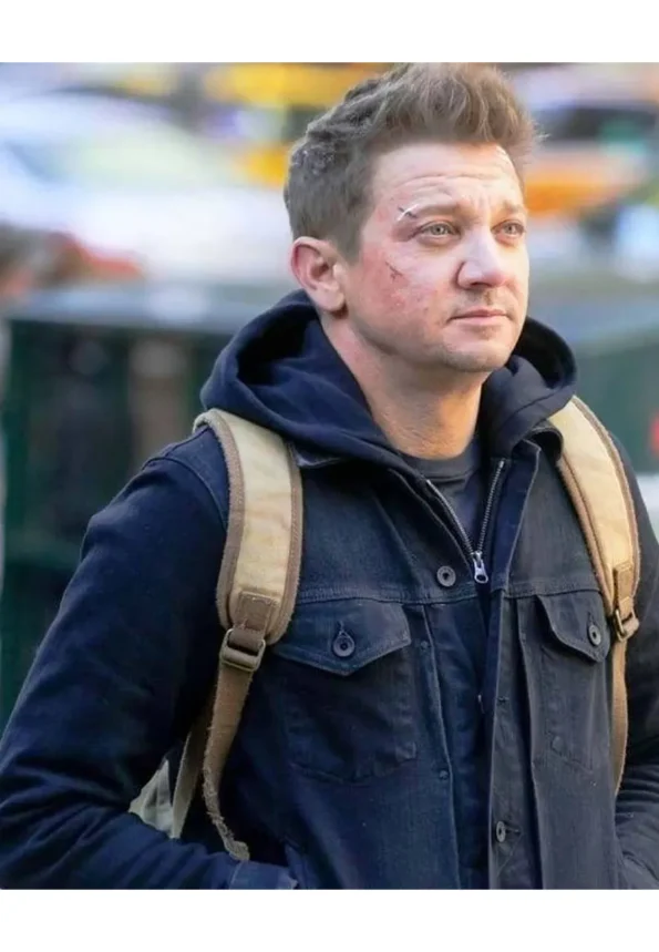 Marvel Hawkeye Jeremy Renner Denim Jacket