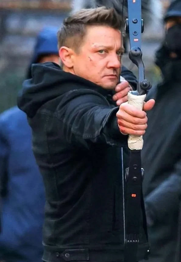 Marvel Hawkeye Jeremy Renner Denim Jacket