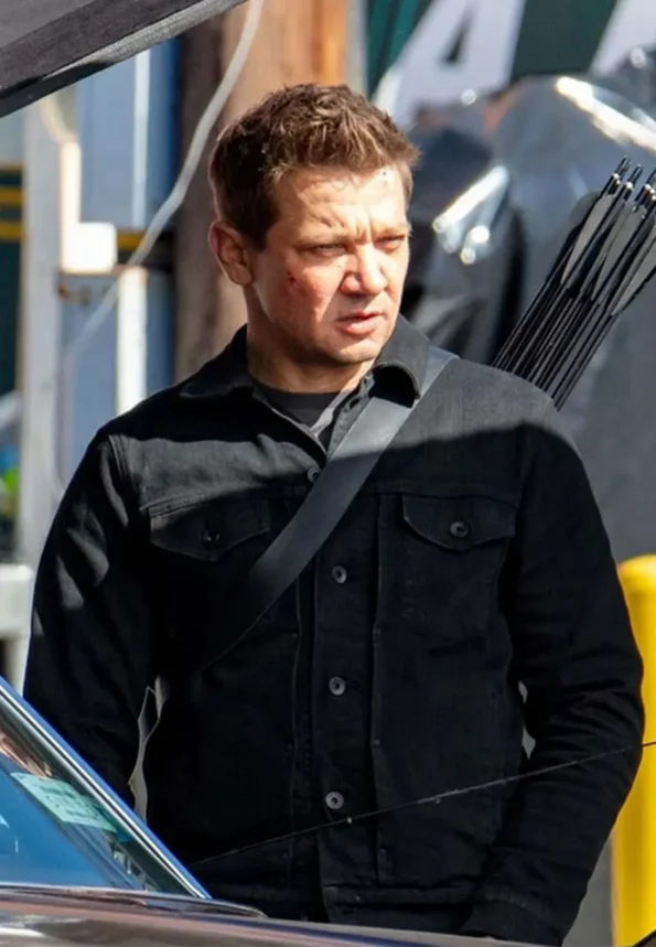 Marvel Hawkeye Jeremy Renner Denim Jacket