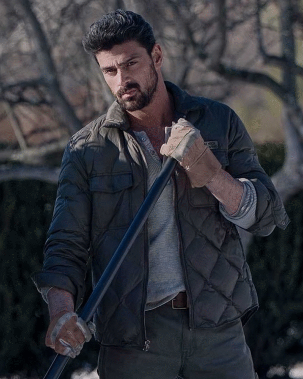 The Housemaid Inspired Men&rsquo;s Olive Puffer Jacket &ndash; Winter Casual Wear