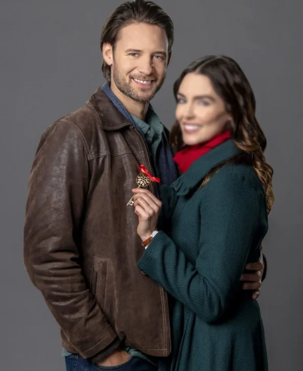 Steve Lund Movie Unlocking Christmas Leather Jacket