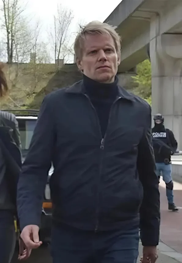 Van Der Valk Marc Warren Blue Cotton Jacket