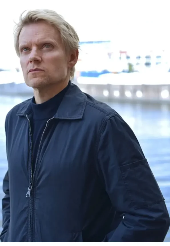 Van Der Valk Marc Warren Blue Cotton Jacket