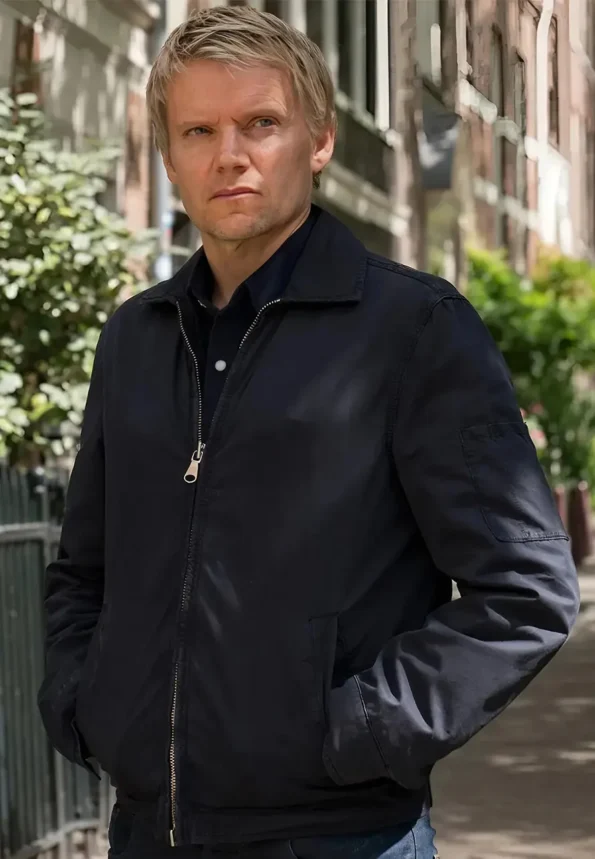 Van Der Valk Marc Warren Blue Cotton Jacket