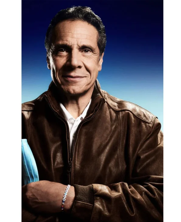 New York Governor Andrew Cuomo Leather Jacket