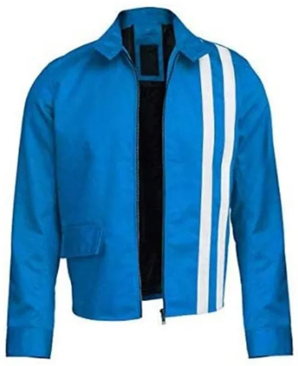 Elvis Presley Speedway Blue Cotton Jacket