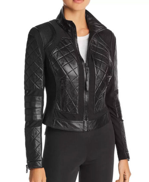 Westworld S03 Evan Rachel Wood Black Leather Jacket