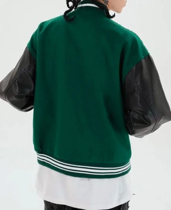 Bad to the Bone Skull Baseball Jacket