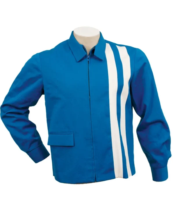 Elvis Presley Speedway Blue Cotton Jacket