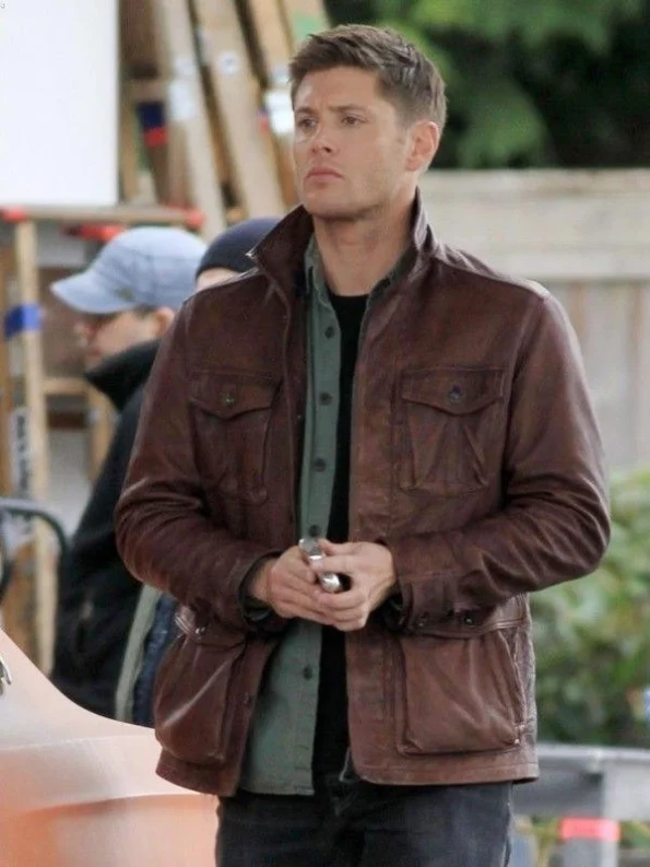 Men&rsquo;s Dean Winchester Leather Jacket &ndash; Supernatural S7
