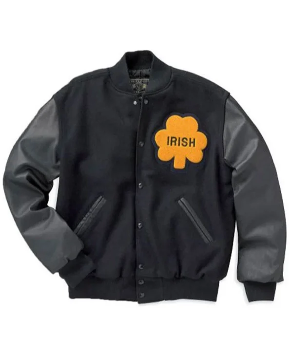 Rudy Inspired Notre Dame Irish Varsity Jacket