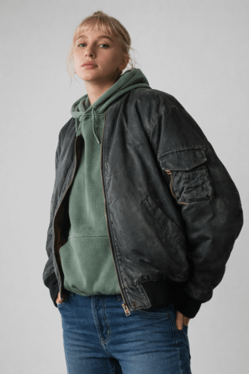 Women&rsquo;s Hooded Bomber Jacket &ndash; Casual Zip-Up Outerwear