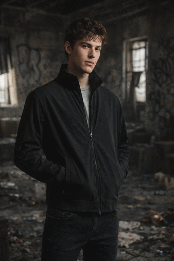 Men&rsquo;s Black Fleece Hoodie Jacket &ndash; Streetwear Style